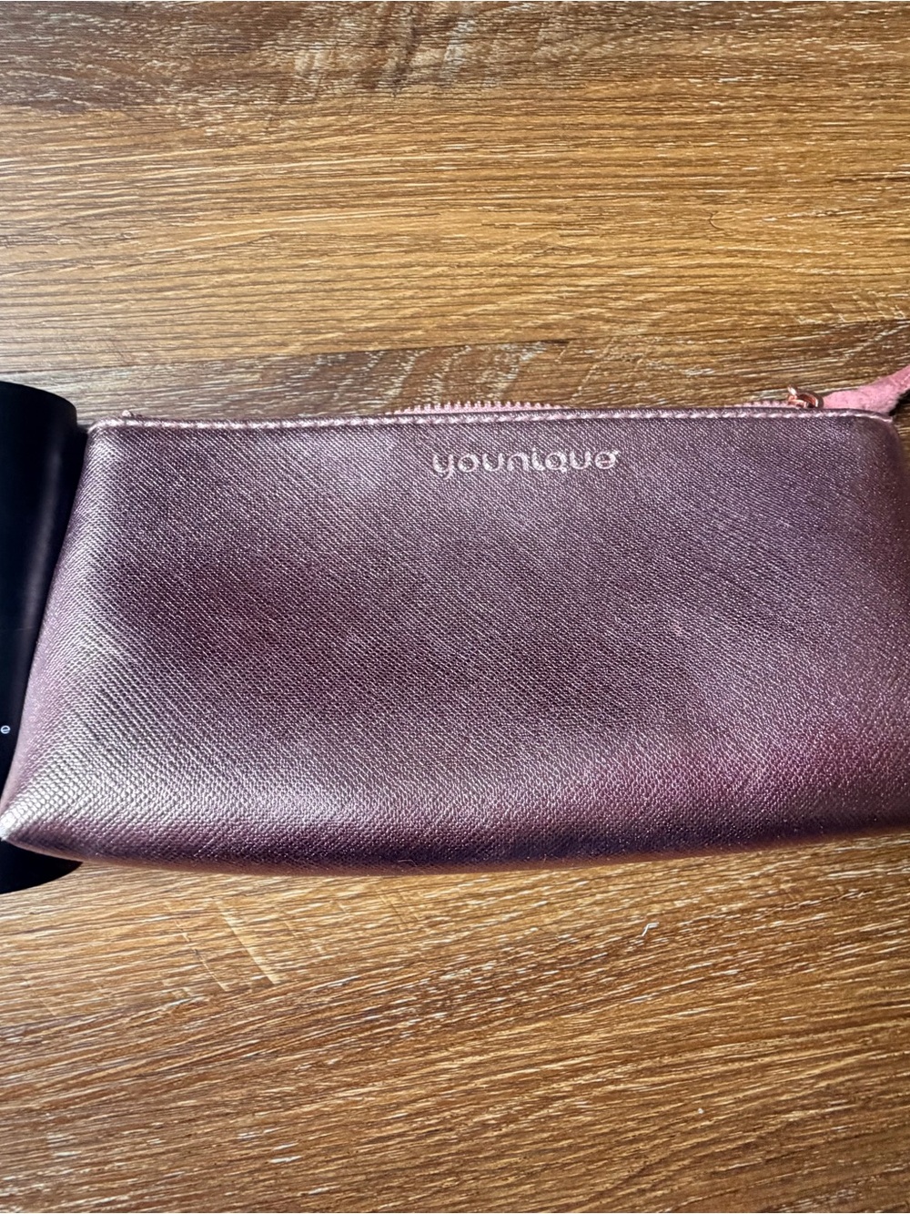 Younique Touch Stick Foundation Chenille + Makeup Bag